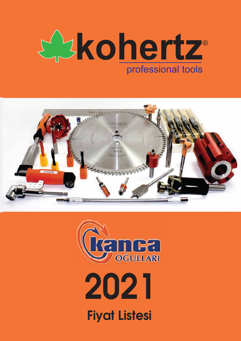 Kohertz freze bıçakları · 2021