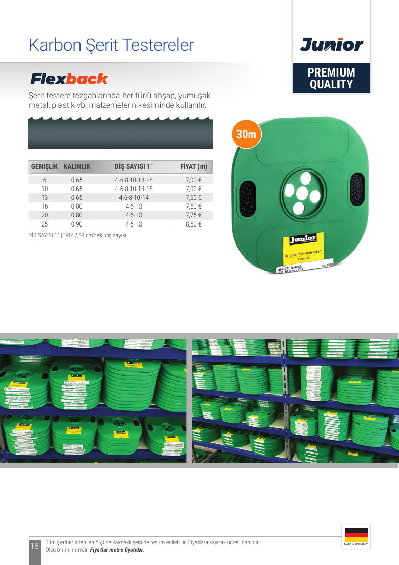 Testeresan freze bıçakları · 0.90