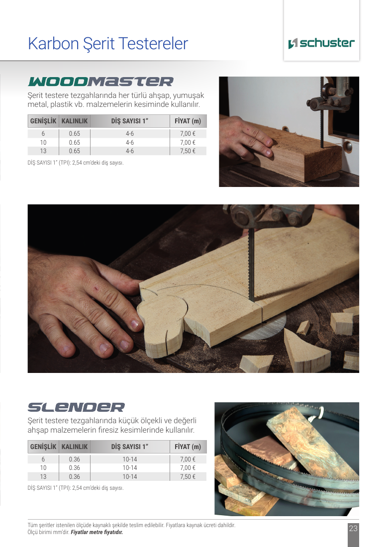 Testeresan freze bıçakları · 0.36